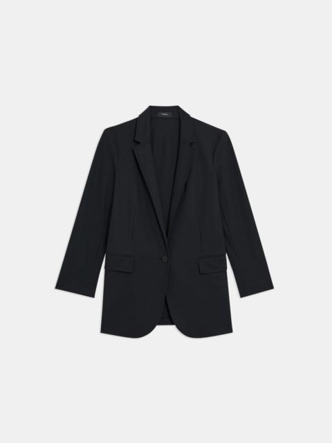 Theory Casual Blazer in Precision Ponte