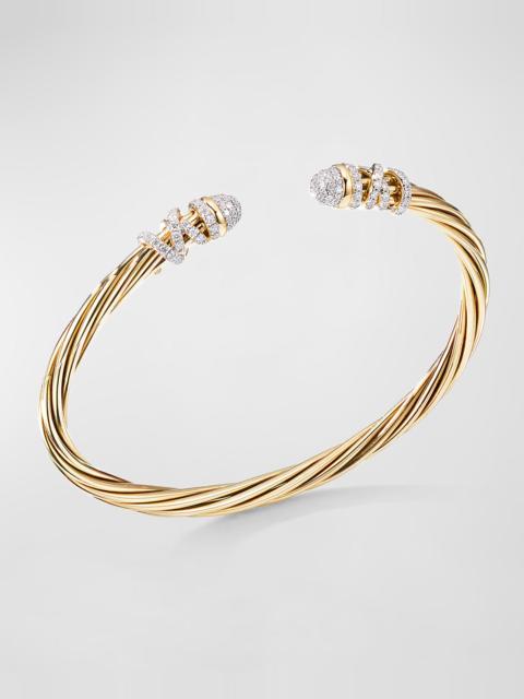 DAVID YURMAN Helena 18k Diamond End-Station Bracelet