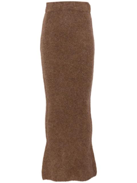 entire studios knitted maxi skirt