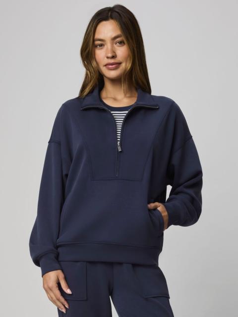 Splendid Scubasoft Quarter-Zip Sweatshirt