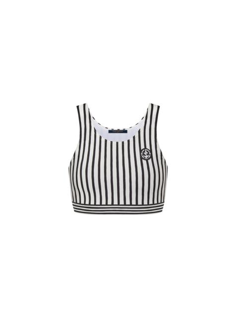 Louis Vuitton Mixed Stripes Sporty Bikini Top