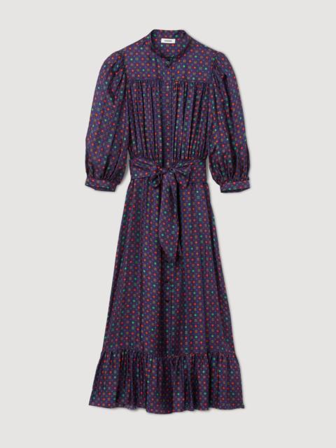 Sandro PRINTED MIDI DRESS