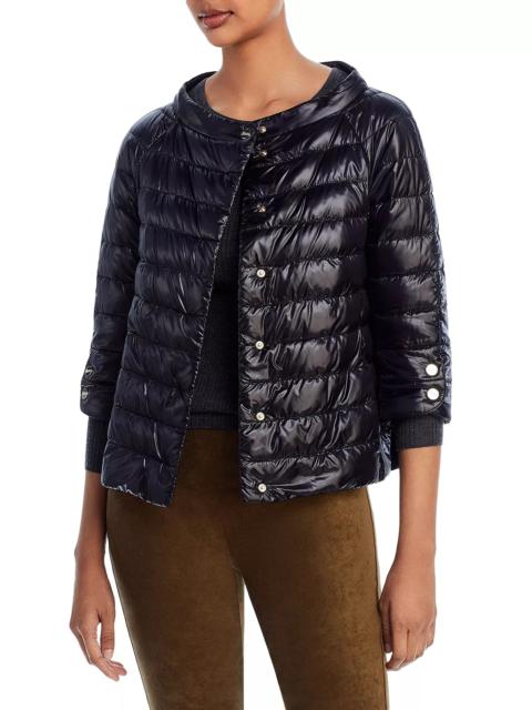 Cropped Down Puffer Jacket
