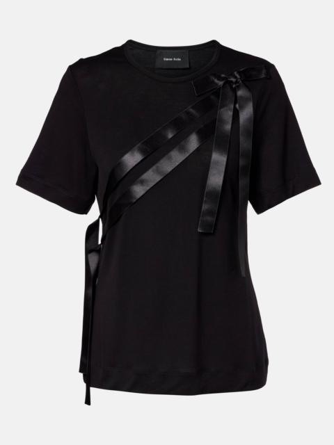 Simone Rocha Bow-detail jersey T-shirt