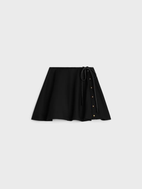 CELINE peplum skirt IN mohair wool