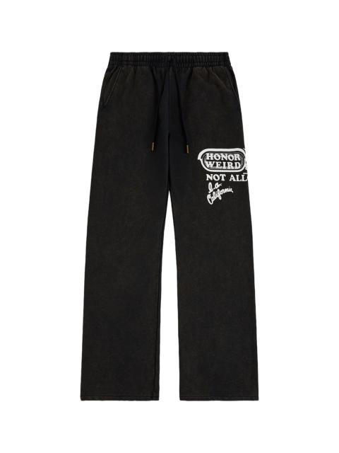 HONOR THE GIFT Not Allowed Sweatpants "Black" HTG260116 BLK
