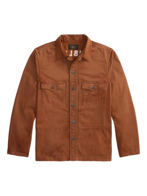RRL by Ralph Lauren striped cotton overshirt