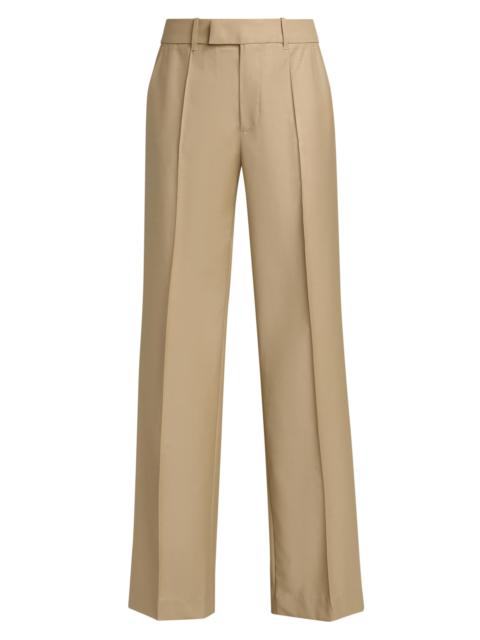 RONNY KOBO Women's Rowley Wool-Blend Pants - Tan