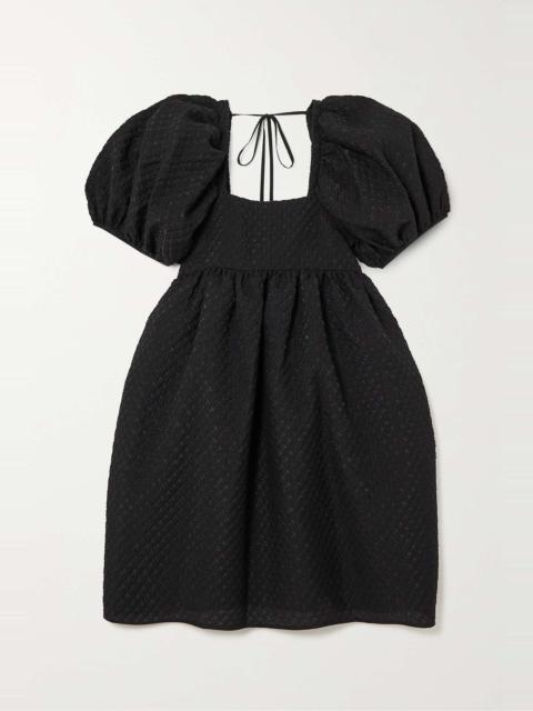 Tilde cotton-blend cloqué mini dress