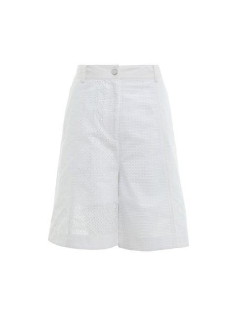 3.1 Phillip Lim Broderie Anglaise Patchwork Shorts