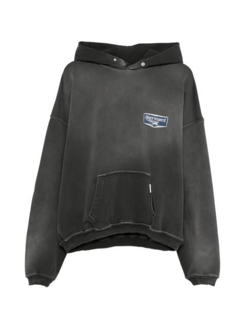 REPRESENT logo-print hoodie