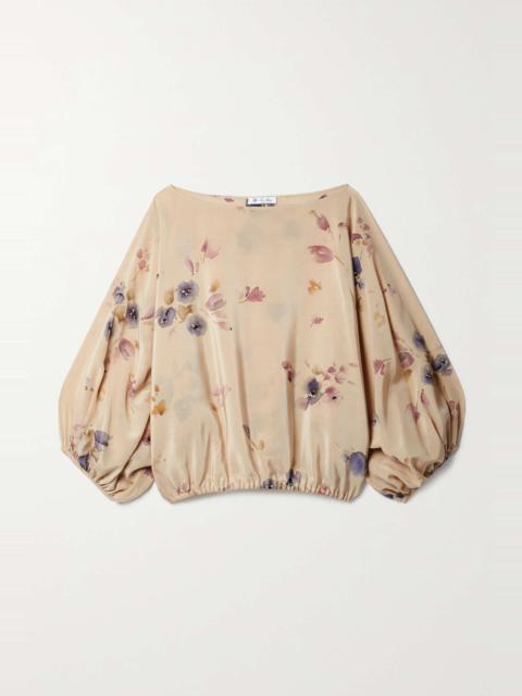 Loro Piana Helena floral-print silk crepe de chine blouse
