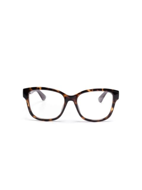 GUCCI butterfly-frame glasses