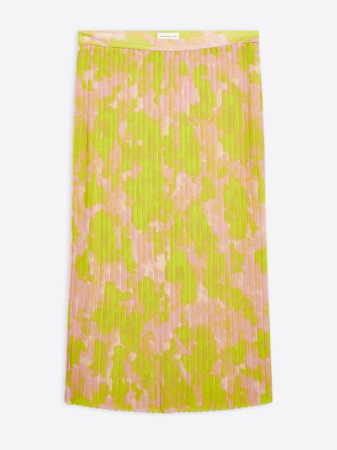 Dries Van Noten PLEATED MIDI SKIRT