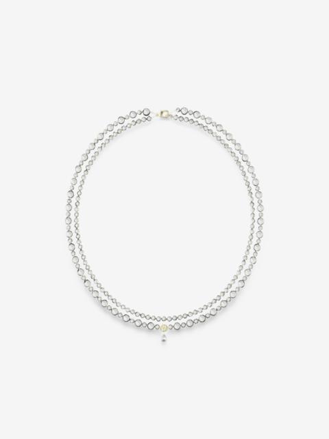 GUESS USA Tiny Pearly pearl crystal-embellished necklace