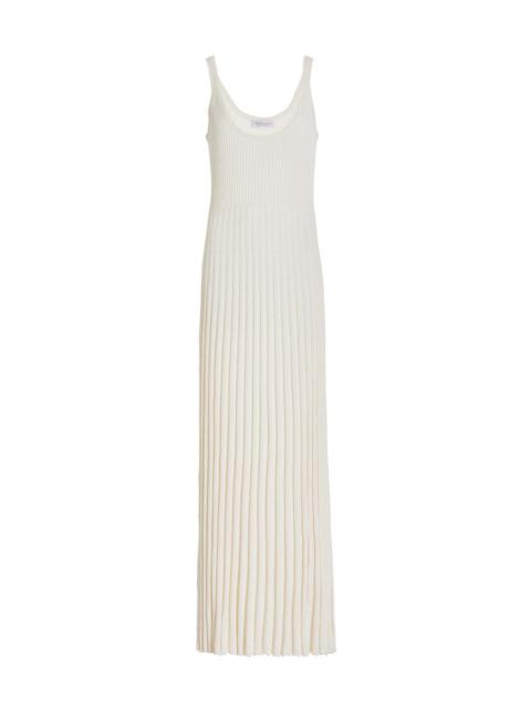 GABRIELA HEARST Maresca Dress in Ivory Cashmere Silk