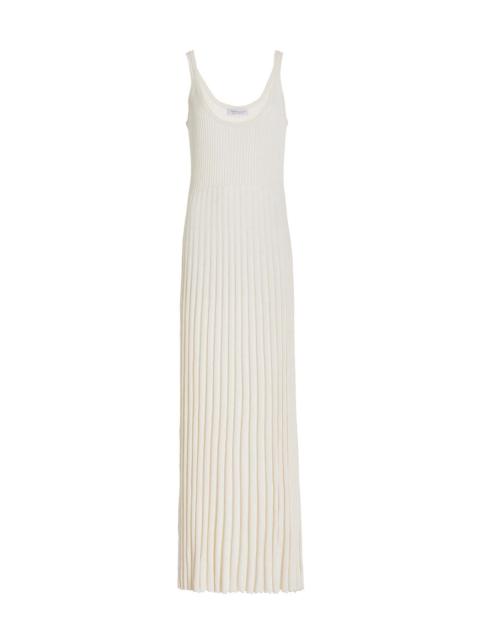 Maresca Dress in Ivory Cashmere Silk