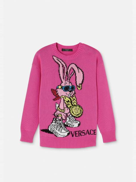 VERSACE Lunar New Year Rabbit Knit Sweaters