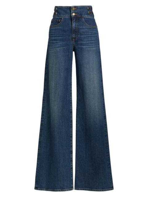 RAMY BROOK Women's Liv Flare Jeans - Medium Wash