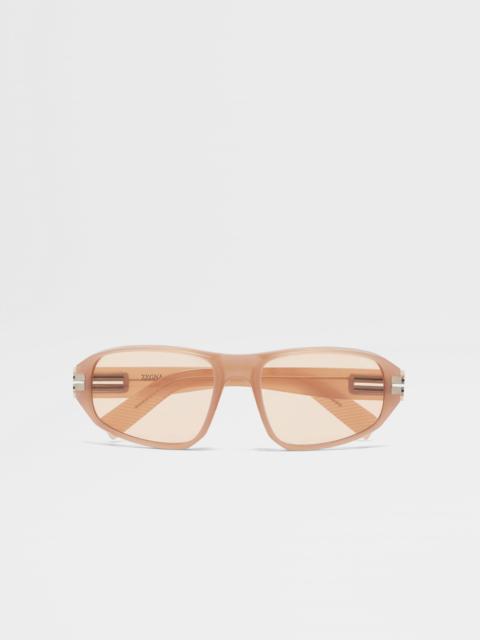 PINK ACETATE SUNGLASSES