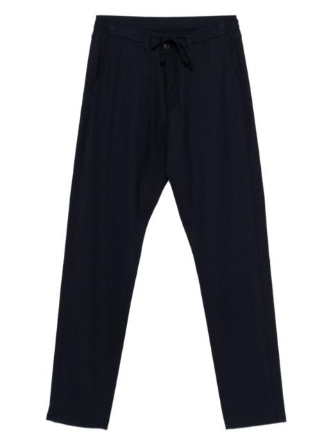 Canali drawstring-fastening trousers