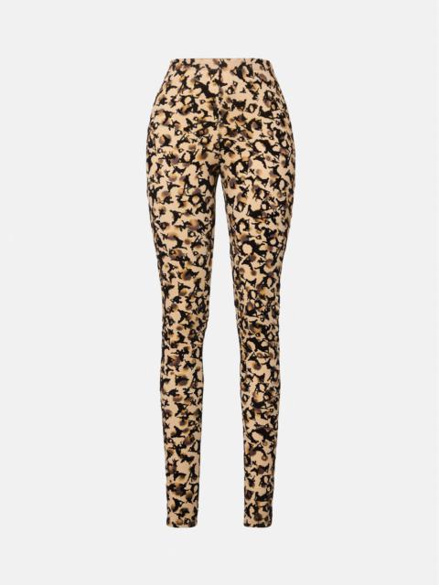 POSTER GIRL KNOCKOUT LEGGINGS BEIGE LEOPARD PRINT