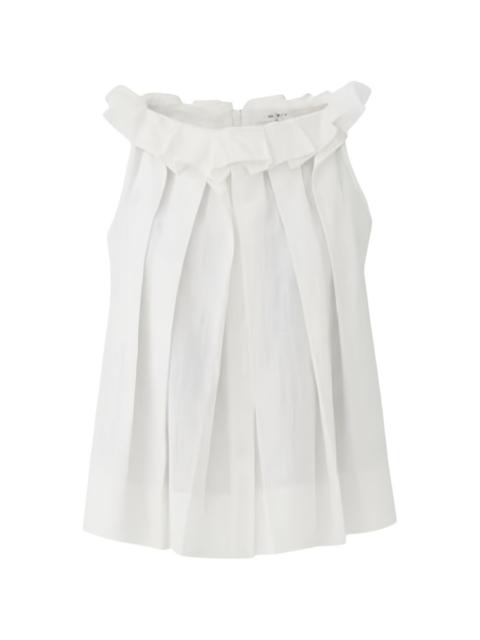 ELEH ruffled pleated top