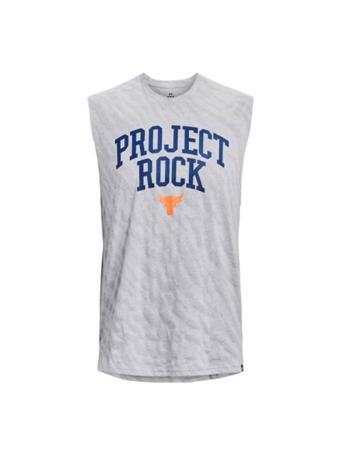 Under Armour Under Armour Project Rock Sleeveless Tank 'Grey' 1379019-011