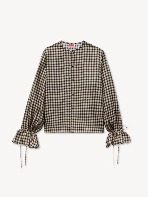 KENZO 'KENZO Checks' blouse in silk