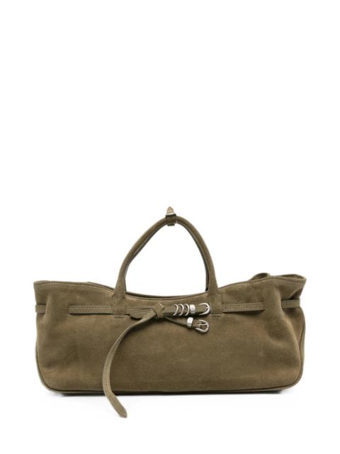 MARGESHERWOOD Margesherwood Grandma Used Buckle-detail Suede Tote Bag