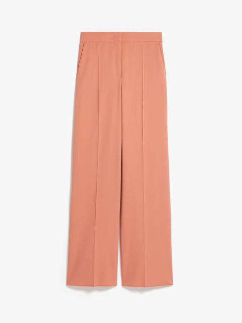 GOLF High-waisted wool trousers