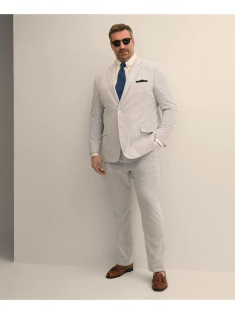 Brooks Brothers Big & Tall Cotton Seersucker Pants