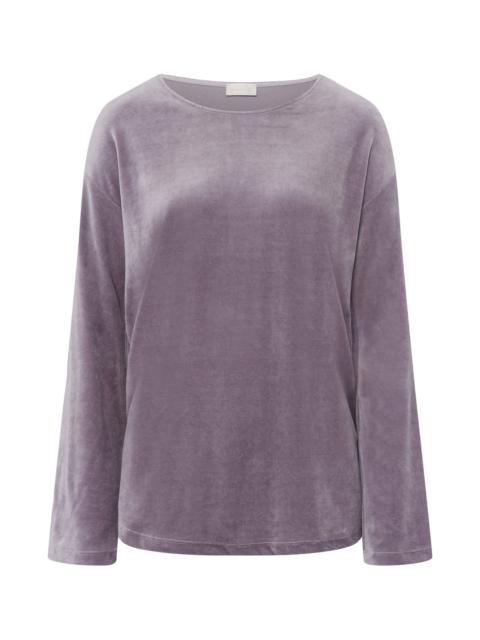 HANRO Favourites Velour Round Neck Pullover