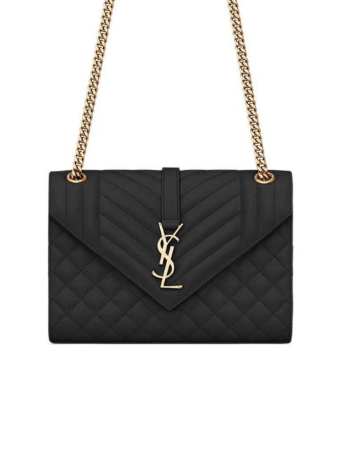 Envelope Medium Bag in Mix Matelassé Grain de Poudre Embossed Leather