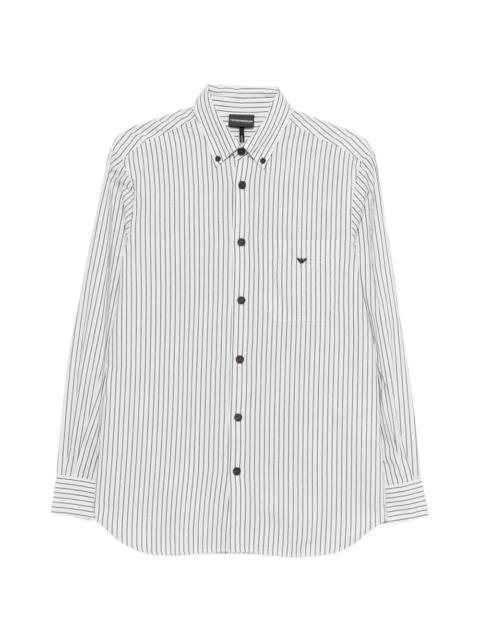 EMPORIO ARMANI striped button shirt