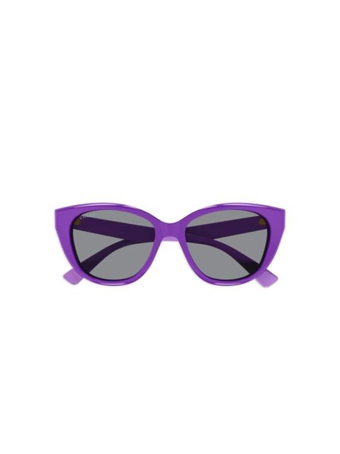 cat-eye full-rim sunglasses