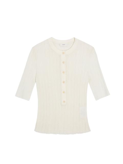 A.L.C. Fisher Fine Cotton Knit Top