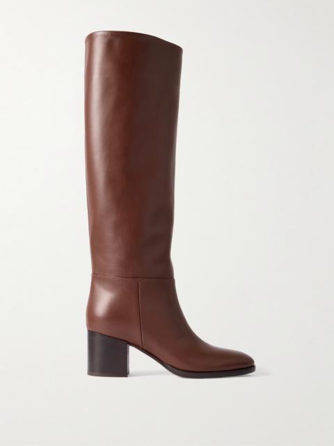 Gianvito Rossi Santiago 60 Leather Knee Boots