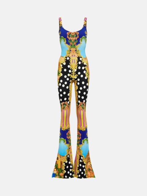 VERSACE Medusa Palm Springs flared jumpsuit