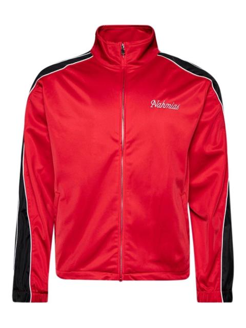 NAHMIAS panelled zip-up track jacket