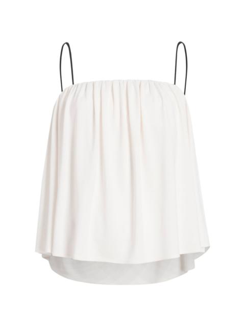 Proenza Schouler Vanna gathered strap blouse