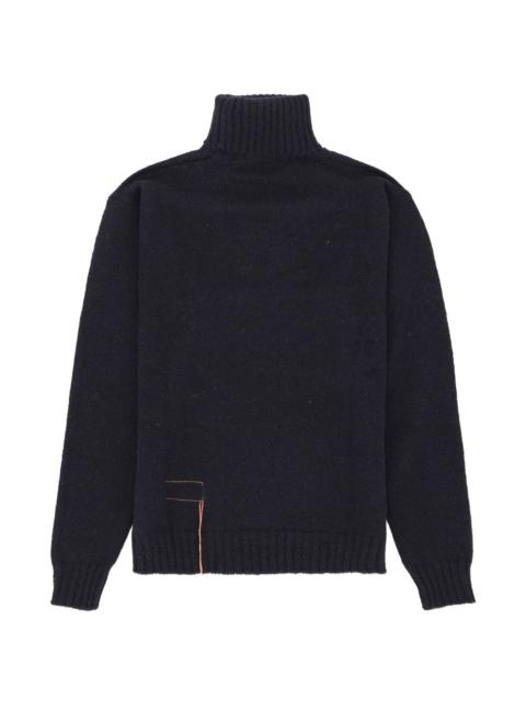 FORTELA ribbed-cuff turtleneck wool sweater