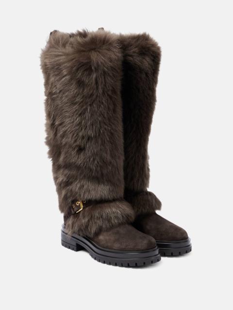 Gianvito Rossi Maverick shearling snow boots