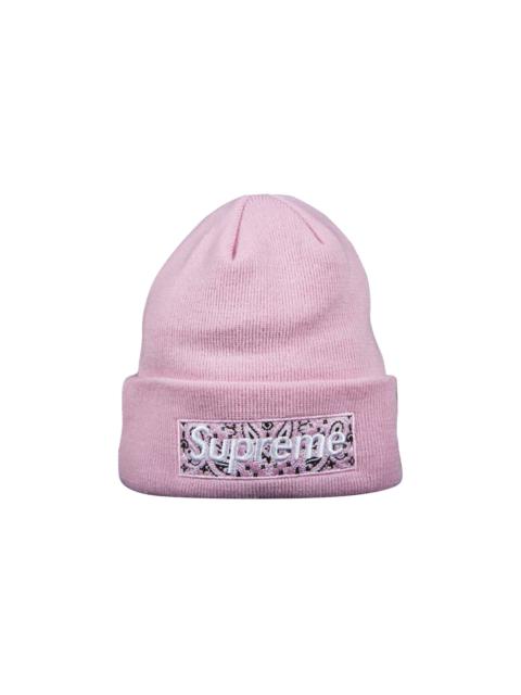 Supreme Supreme x New Era Bandana Box Logo Beanie 'Pink 