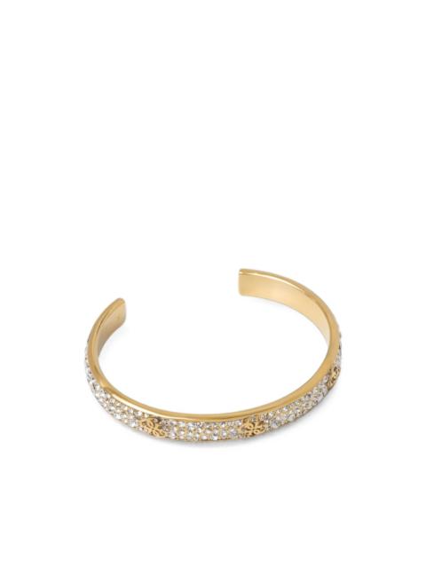 GUESS USA 4G Supreme crystal-embellished open-cuff bracelet
