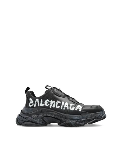 paint logo triple s sneakers