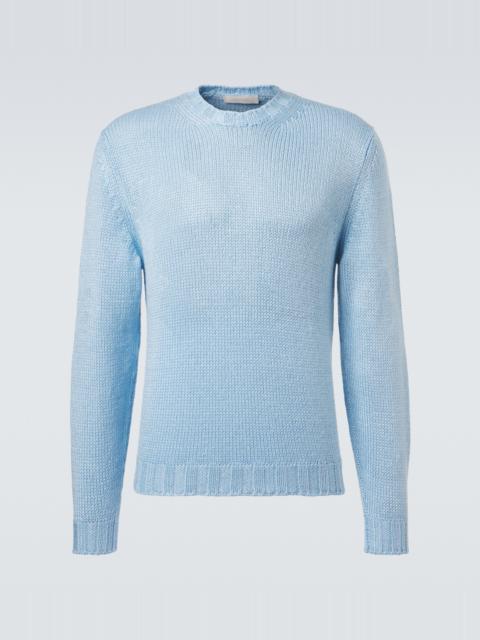 SAMAN AMEL Gio silk sweater