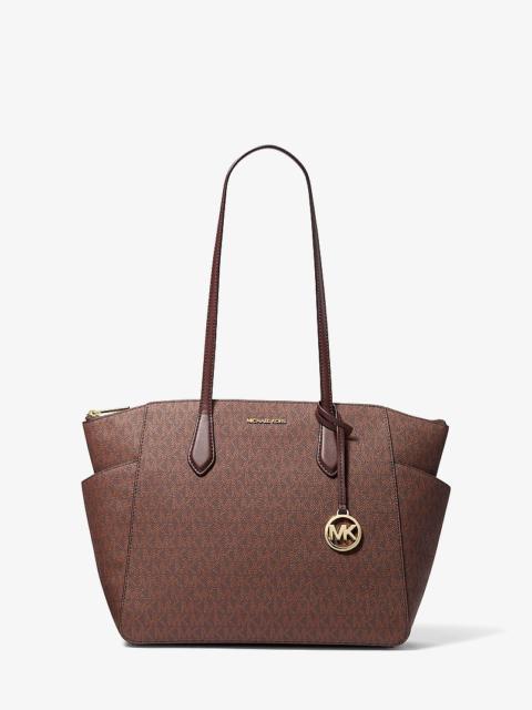 MICHAEL KORS Marilyn Medium Signature Logo Tote Bag