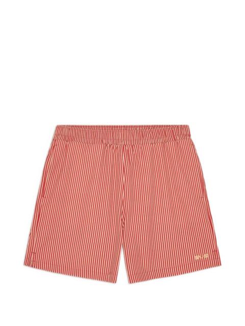 NN07 Holiday striped swim shorts