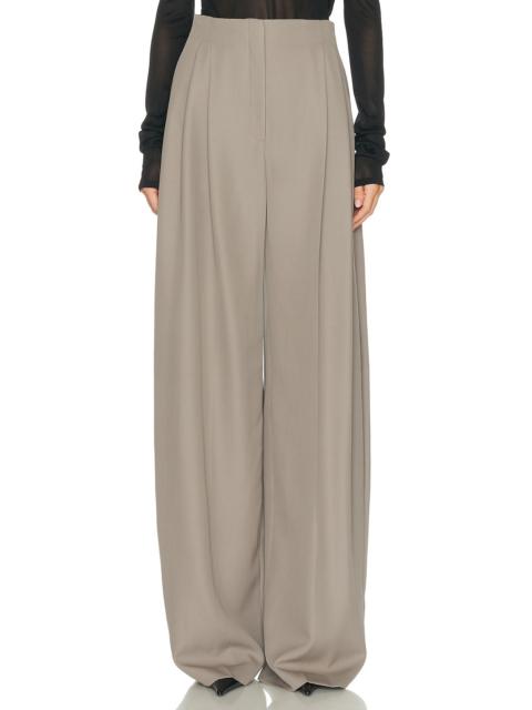 MUGLER High Waist Wide Leg Trouser